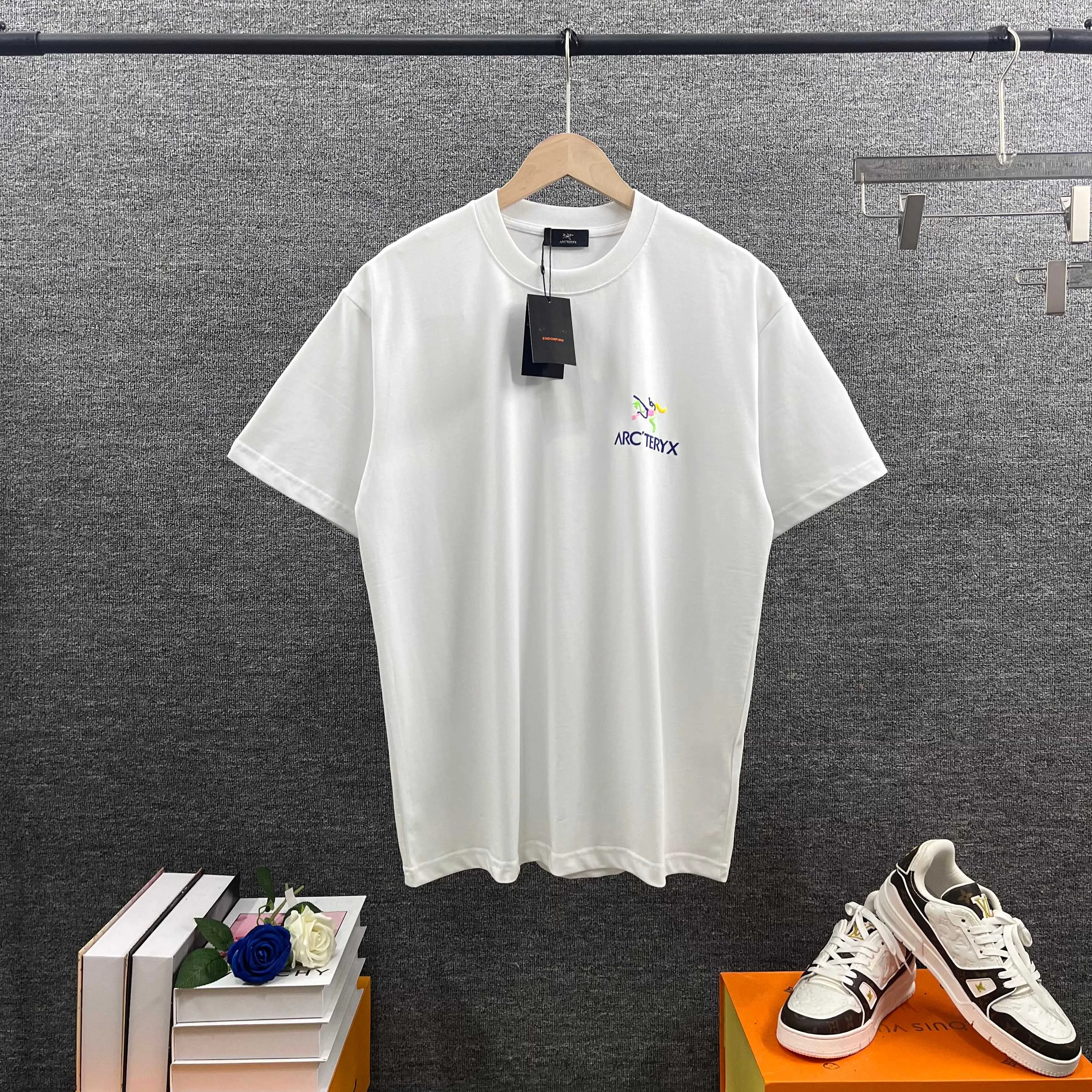 ARC'* * 2026 New Arrival logo T Same Style ：Black White Size： S （90-130 ） M （120-150 ） L （140-165 ） XL （160-180 ） XXL （180 ）